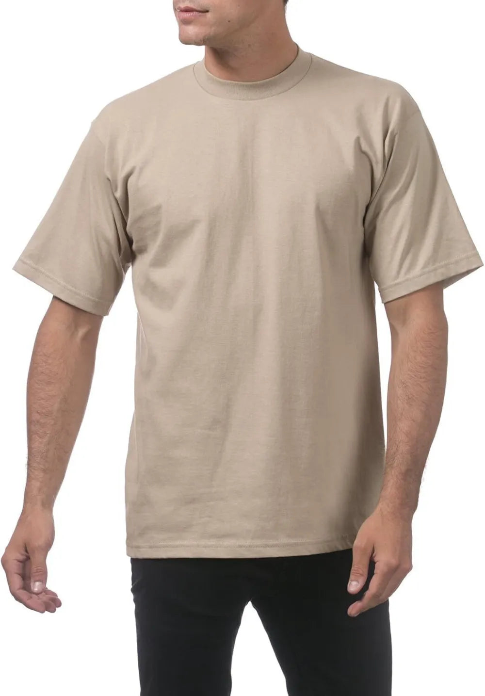 🔥Men's Heavyweight Cotton Short Sleeve Crew Neck T-Shirt