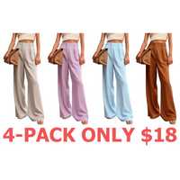 4-Pack (Grey,Light Purple,Light Blue,Brown)