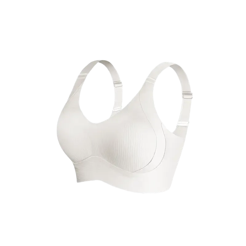 Women's Solid Wireless Bra, ComfortableBreathable Push Up Bra