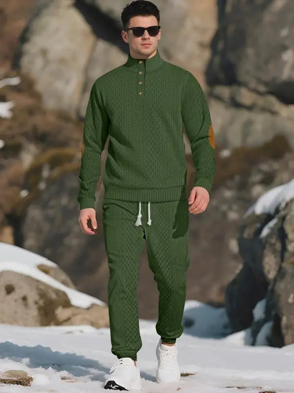 Men's knitted suit The
