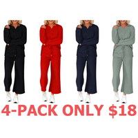 4-Pack (Black,Red,Navy,Bean Green)