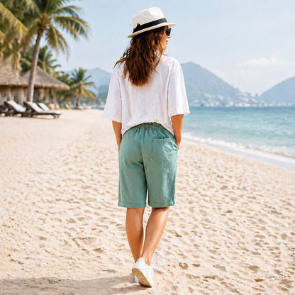 (🔥Summer Hot Sale -78% OFF🔥)Elastic Waist Casual Comfy Summer Shorts