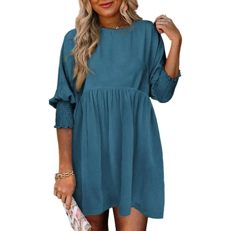 Women's Black Summer Tunic Dress