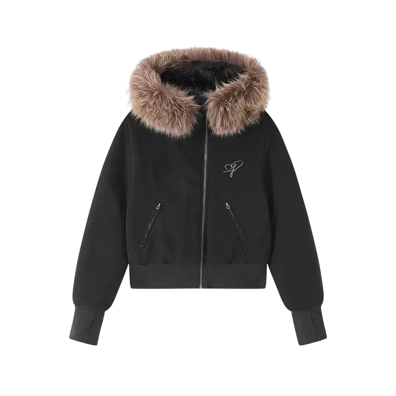 Winter Faux Fur Collar Jacket