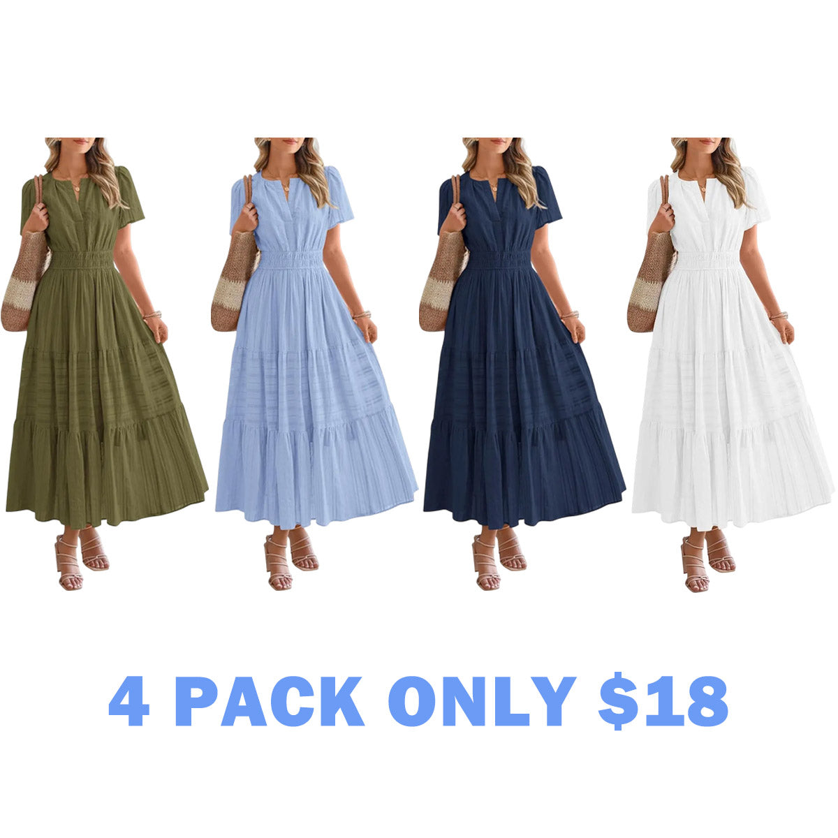 Women's Summer 2026 Casual Maxi Dress