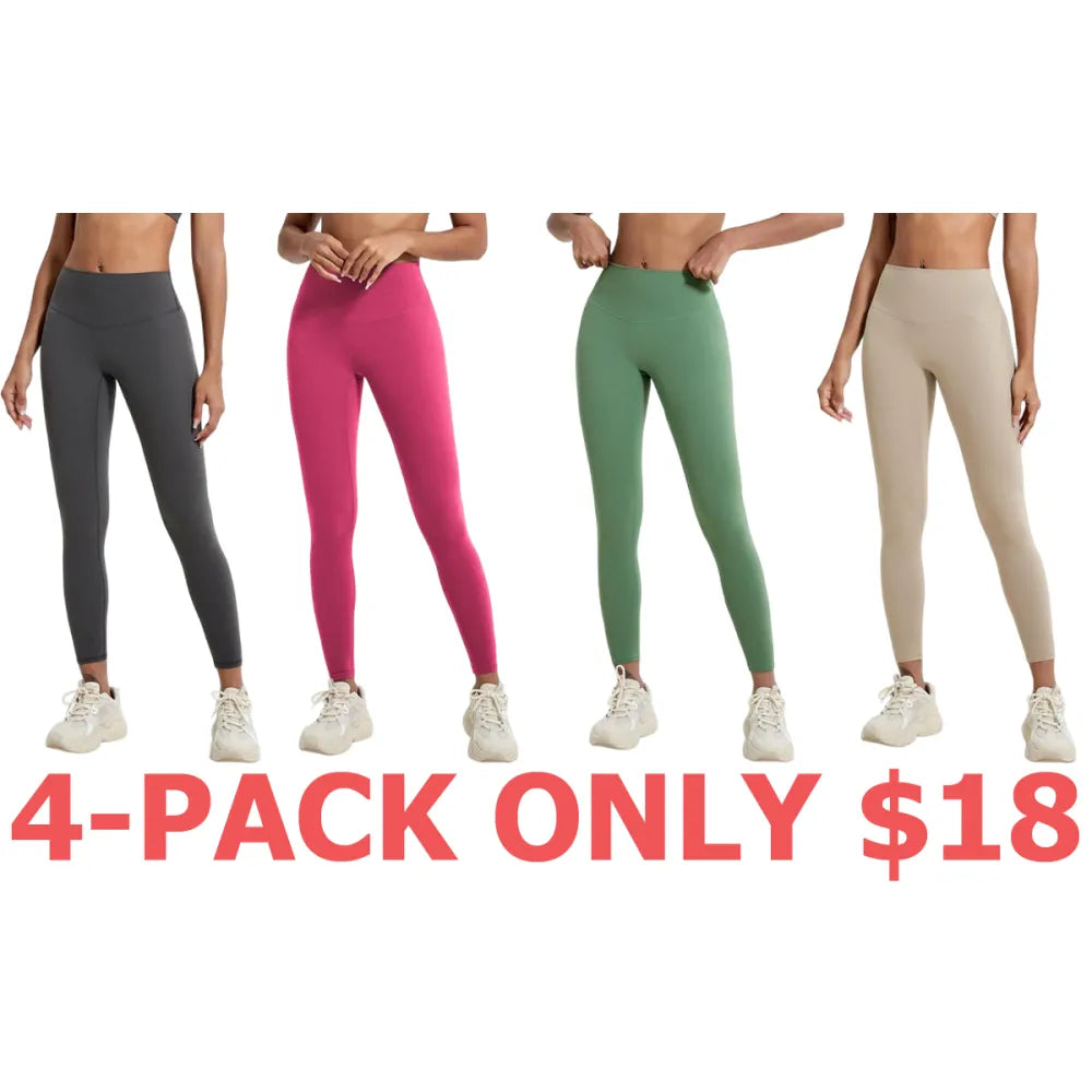 Women's Solid Color Sports Leggings