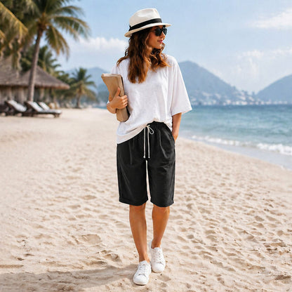 (🔥Summer Hot Sale -78% OFF🔥)Elastic Waist Casual Comfy Summer Shorts