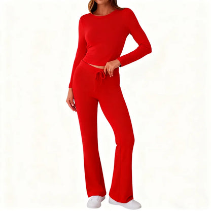 Women's Fall Casual Two-Piece Long-Sleeve Set