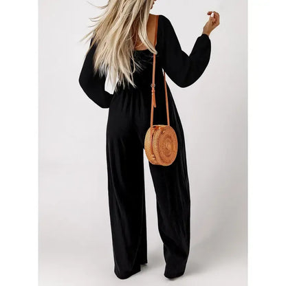 Women's Casual Loose Overalls Jumpsuits