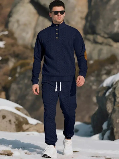 Men's knitted suit The