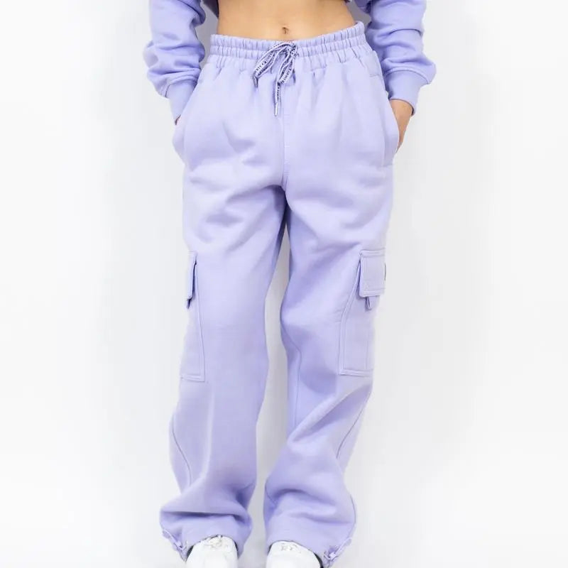 Women's Heavyweight Baggy Cargo Sweatpants