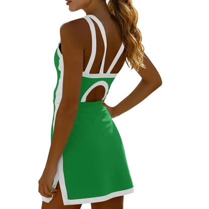 Women's Sleeveless Halter Tennis Dress