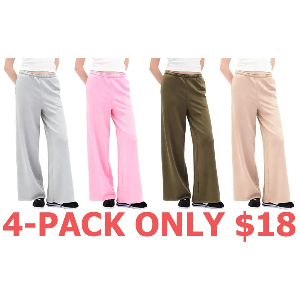 Women's VintageSoft Baggy Wide-Leg Sweatpants