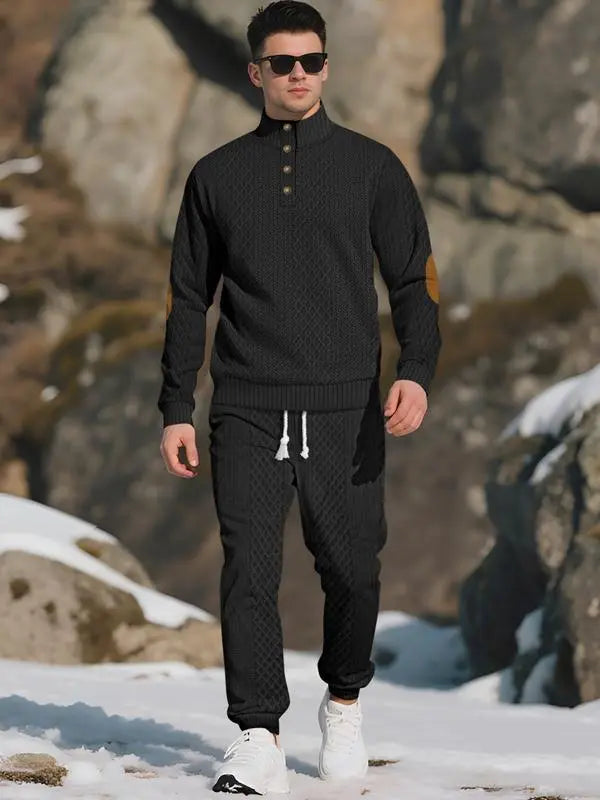 Men's knitted suit The