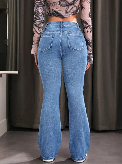 Women's Pocket Stretchy Jeans
