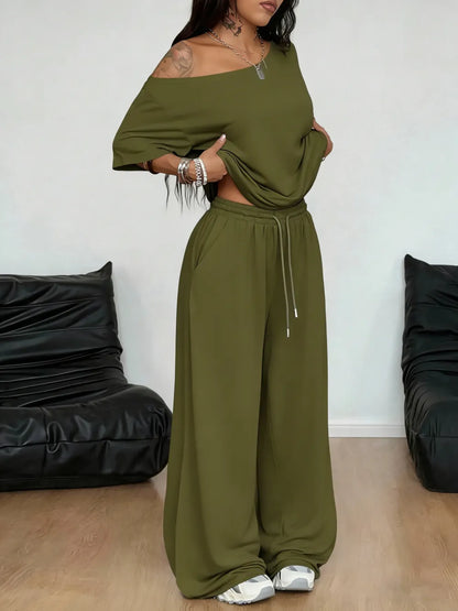 2pcs/Set Women's Minimalist Basic Daily Wear