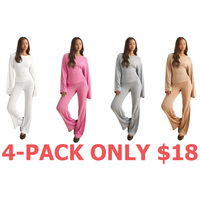 4-Pack (White,Lotus Pink,Gray,Light Coffee)