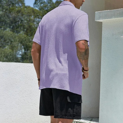 Men's Textured Knit Shirt
