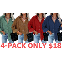 4-Pack (Turquoise Green,Brown,Red,Blue)