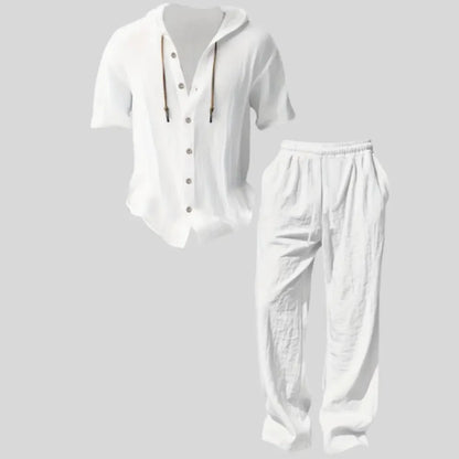 Men’s lightweight two-piece set with a hood
