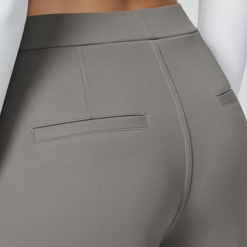 Flex DayStretch High Waisted Pocket Straight Leg Work Pants