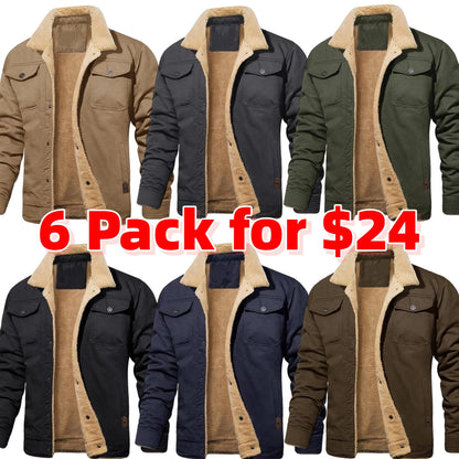Men's Sherpa Lined Winter Trucker Jacket