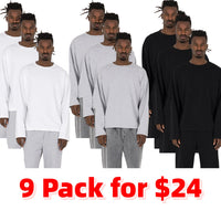 9-Pack (three of each color)