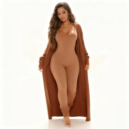 Cozy 2 Piece Ensemble Jumpsuit Sta