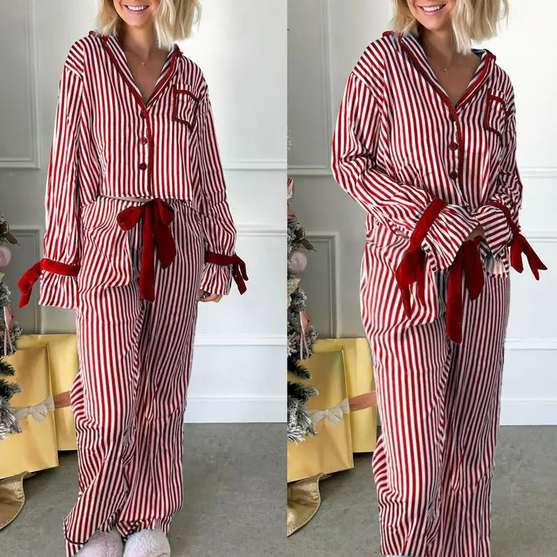 Striped Pajama Set