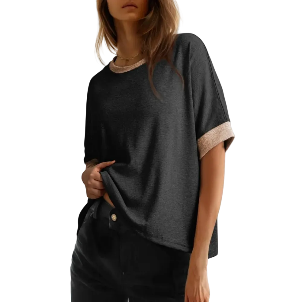 🔥Women'S Tops For Women 2026 Loose Oversized Basic Tee Comfortable Soft Fabric Flattering Fit
