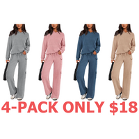 4-Pack (Grey,Pink,Dark Blue,Light Khaki)
