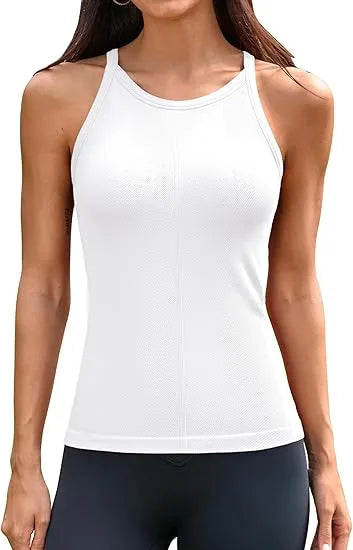 Women'S Sports Vest With Built-In Bra