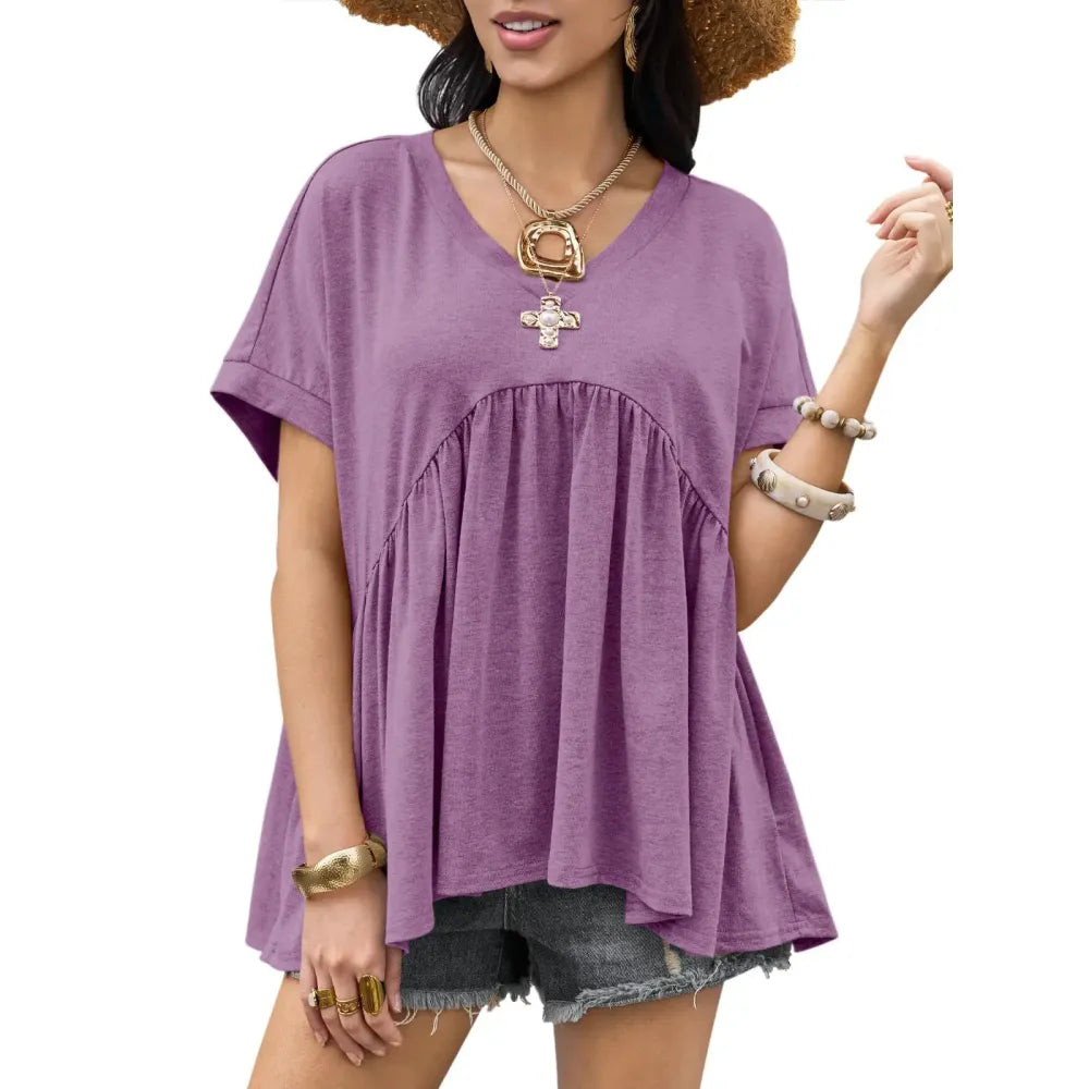 Women‘s Summer Peplum Tops