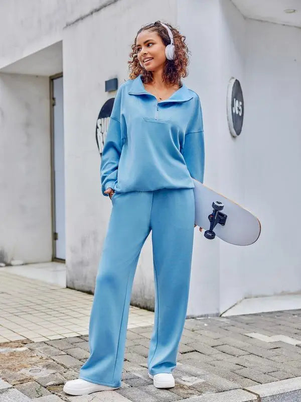 Women's Two-Piece Sports Set Long-Sleeved