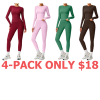 4-Pack (Red,Baby Pink,Green,Dark Brown)