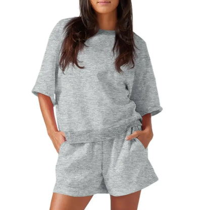 Oversized Cropped Tracksuit Sets