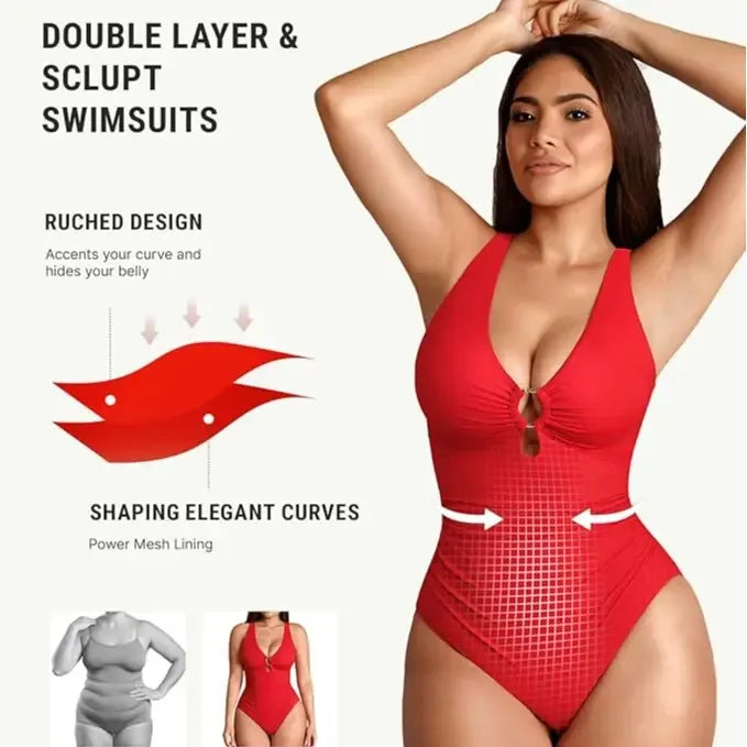 Tummy Tucking Bathing Suit