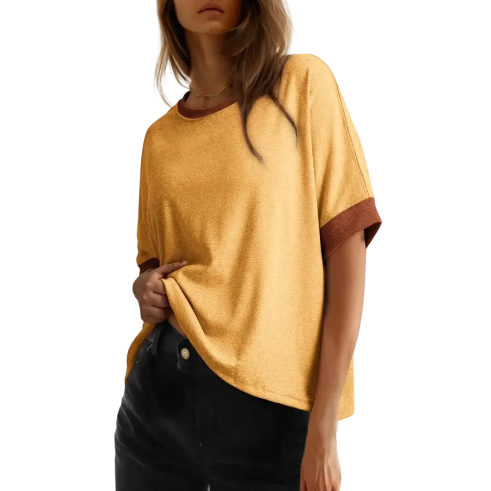 🔥Women'S Tops For Women 2026 Loose Oversized Basic Tee Comfortable Soft Fabric Flattering Fit