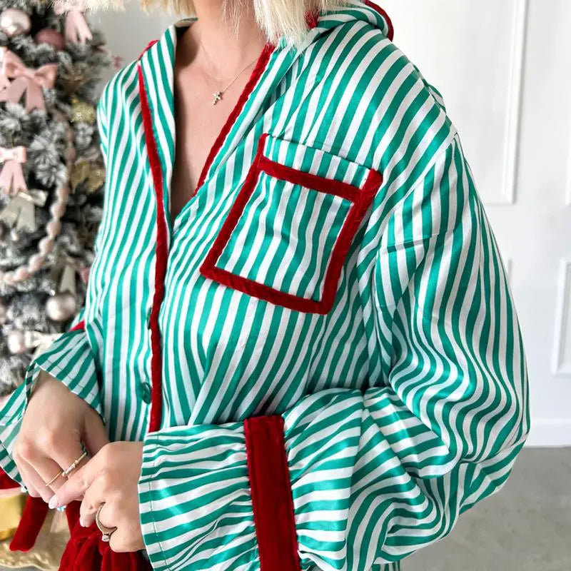Striped Pajama Set