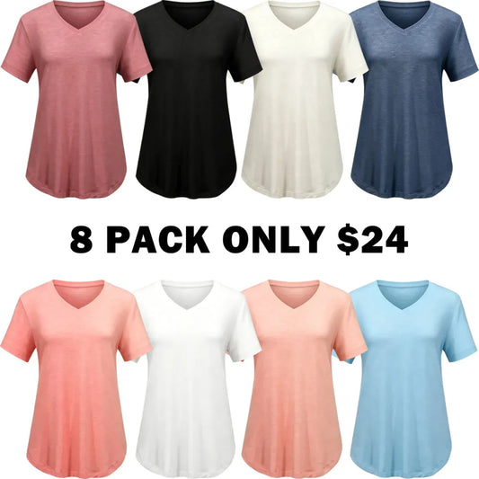 V Neck T Shirts for Women