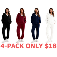 4-Pack (Black,Wine Red,Navy Blue,White)