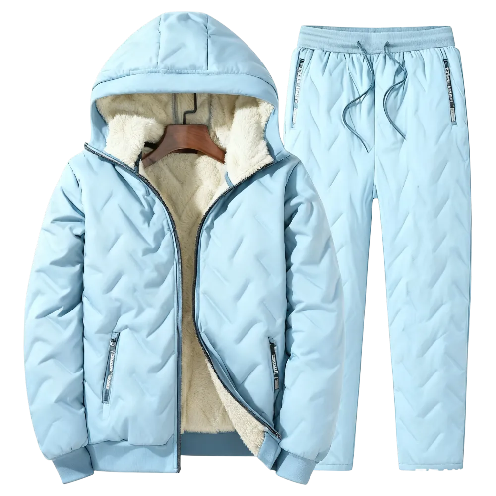 Men’s Autumn Winter Fleece Thickened Set