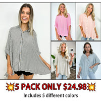 5 PACK - $24.98( All Colors )