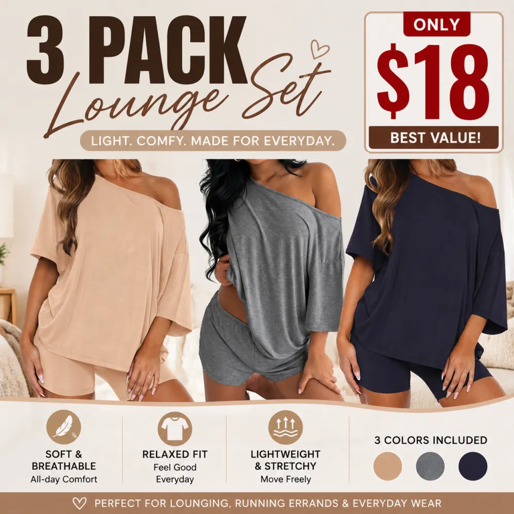 Women’s Off-Shoulder Lounge Set