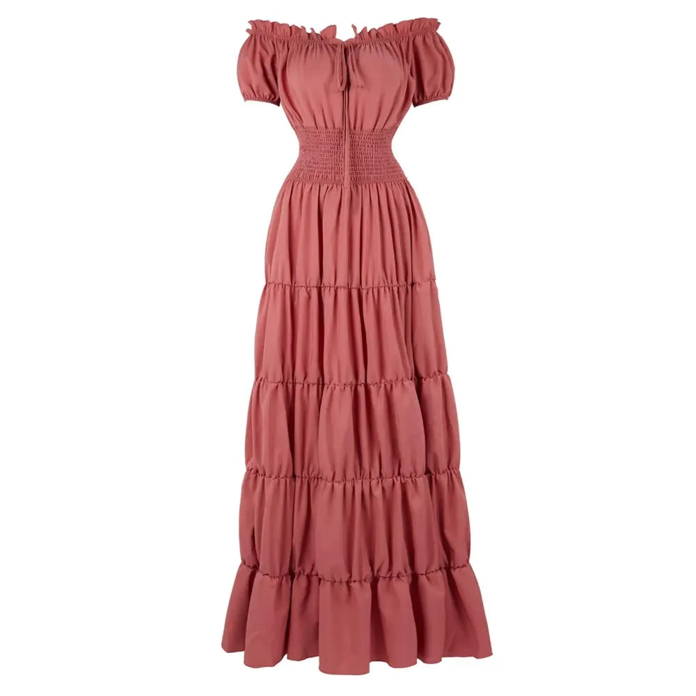 Women Medieval Irish Under Dress Retro Gown