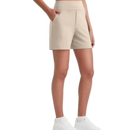 🔥 Women's High-Waisted Bermuda Shorts with Pockets – No Ride-Up, No Chafing, All-Day Comfort