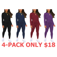 4-Pack (Black,Navy Blue,Burgundy,Purple)