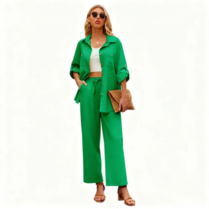 Women 2 Piece Linen Sets