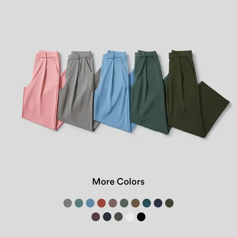 Flex DayStretch High Waisted Pocket Straight Leg Work Pants