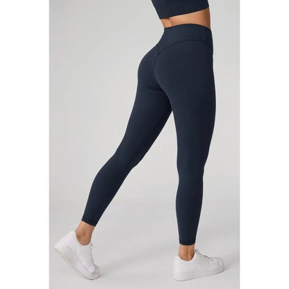 Women's 8-Piece Set High-Waisted Seam Sports Leggings
